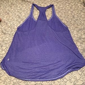Lululemon racerback workout tank purple